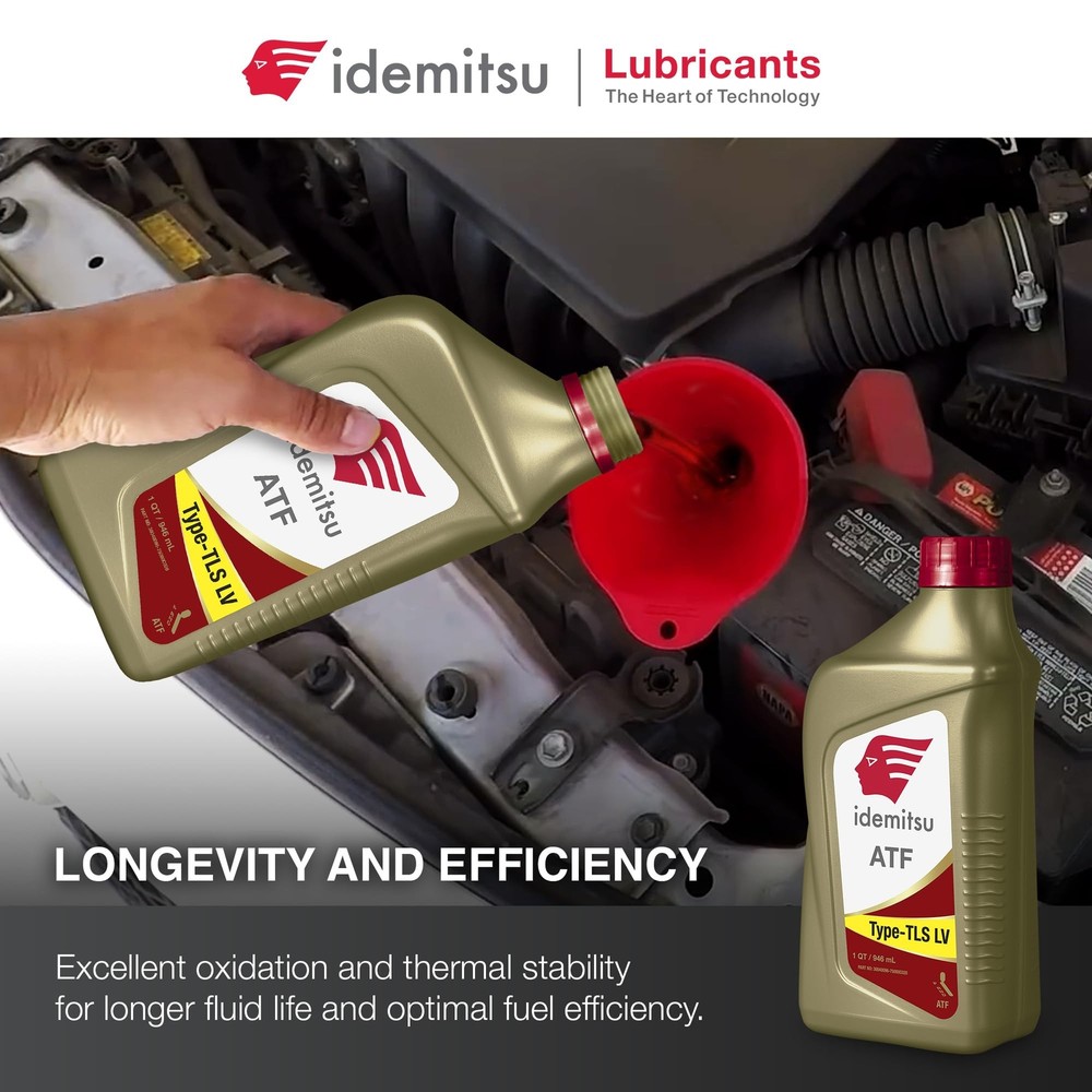 Idemitsu Type-TLS LV Full Synthetic Automatic Transmission Fluid 1 Qt (1 Pack)