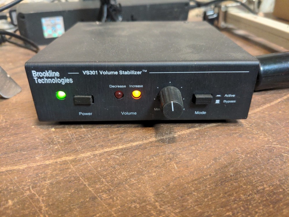 Brookline Technologies VS301 Volume Stabilizer Powers On No Further Testing