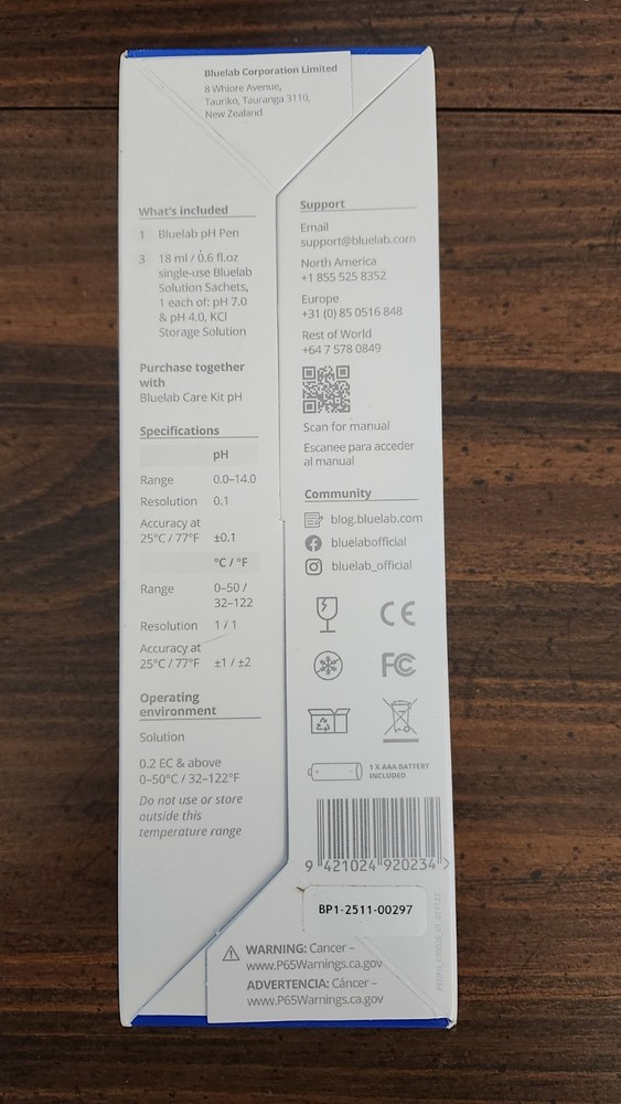 Bluelab PH Pen New