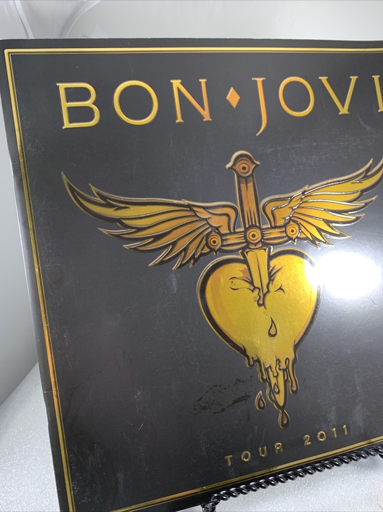 Bon Jovi 2011 Concert Tour Program Book - Good Condition