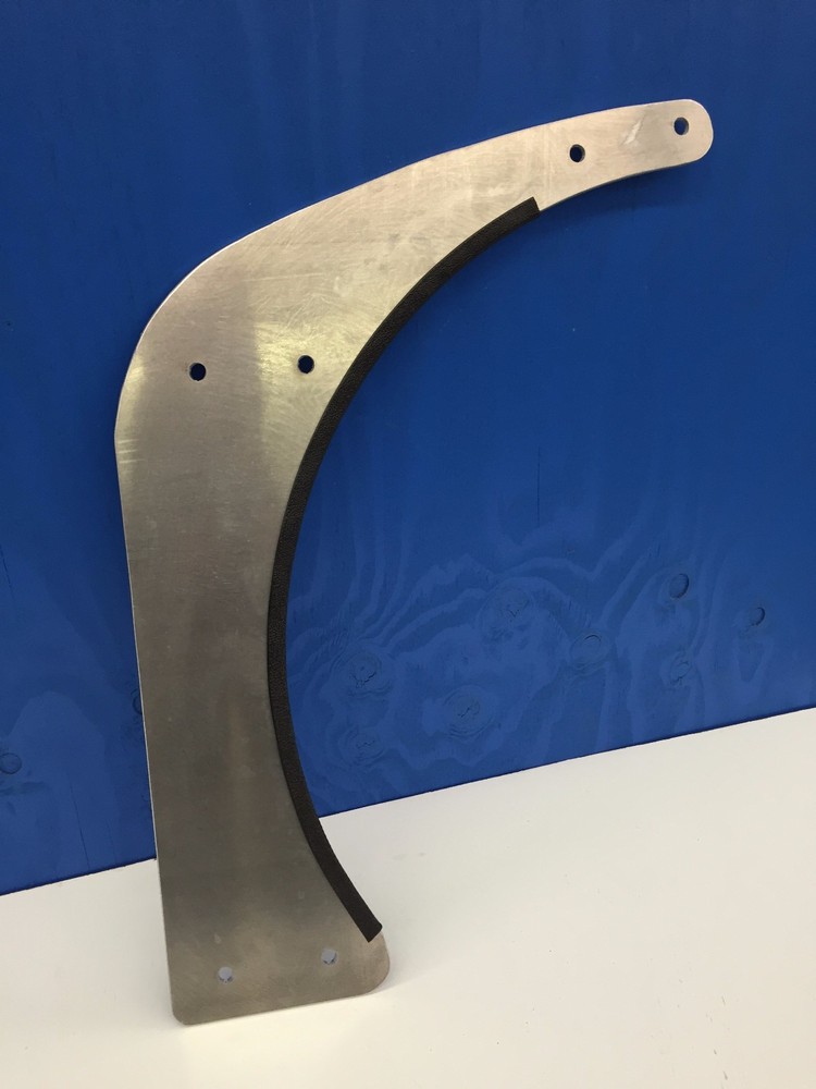 Peterbilt Tank Step Side Support Bracket - 23" w/ 4.75" Steps