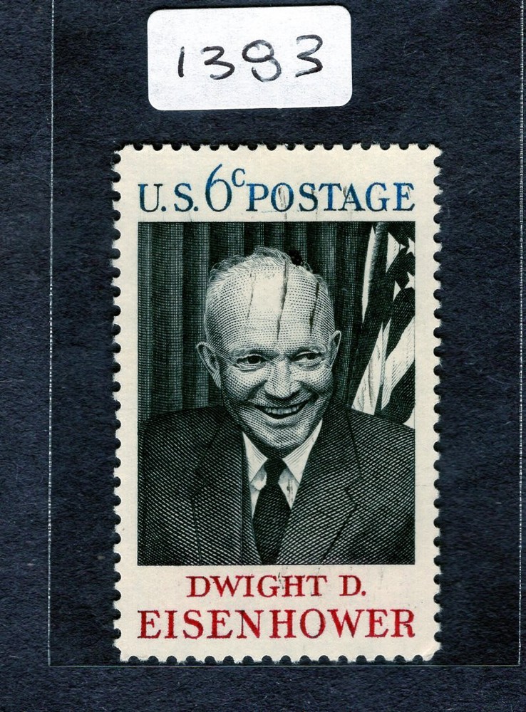 1969 Stamp #1383 Dwight D. Eisenhower Used