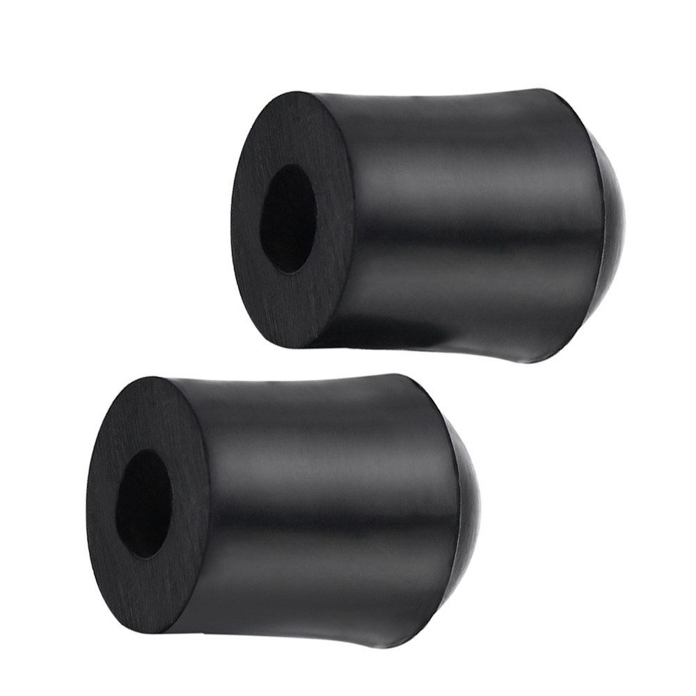 2pc Double Bass Endpin Rubber Tip Stopper Black Protector End Accessory JJS