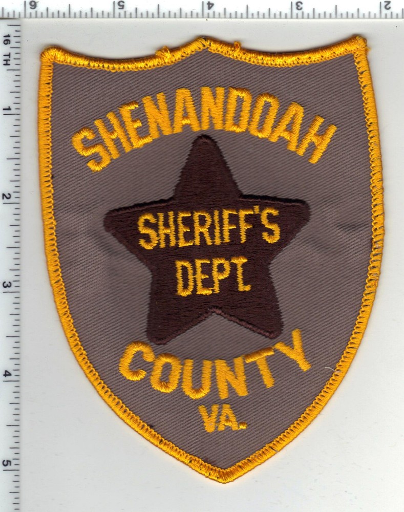 Shenandoah County Sheriff's Dept. (Virginia) 1st Issue Uniform Take-Off Patch