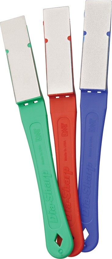 DMT Dia-Sharp Off Set Kit Mini Hones Three Grits Ergonomic For Small / Pointed