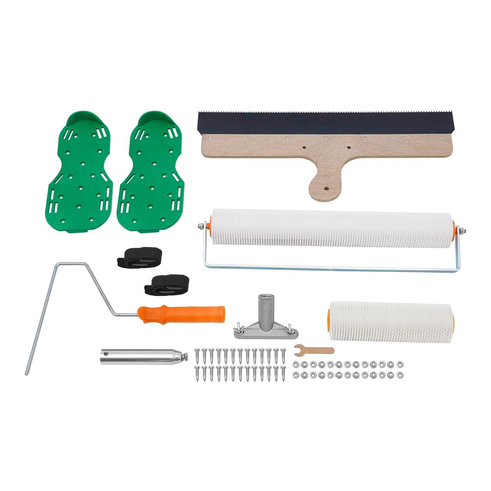 Self-Leveling Floor Tool Kit Cement Floor Leveling Tools Kit Roller & Rake Set