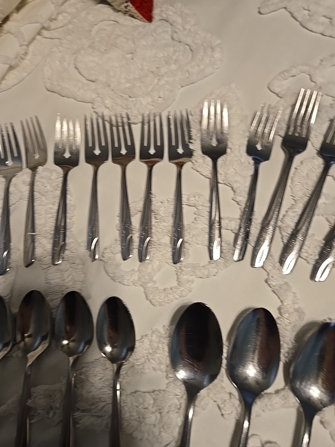 THOR STAINLESS U.S.A FLATWARE LOT STARS SPACE AGE ATOMIC 30 Pieces Rare