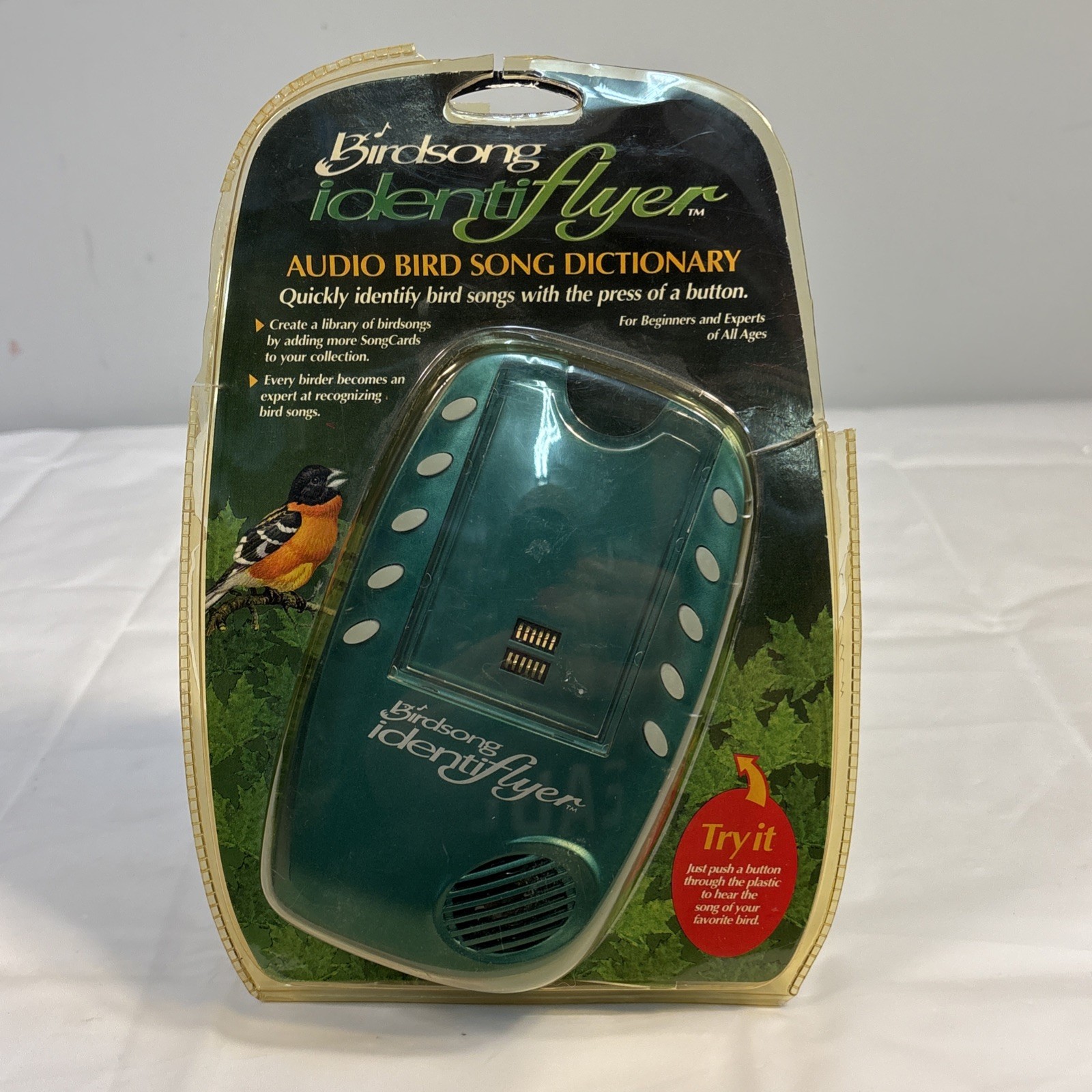 BirdSong IdentiFlyer Bird Song Identifier with 2 Cards Working Tested