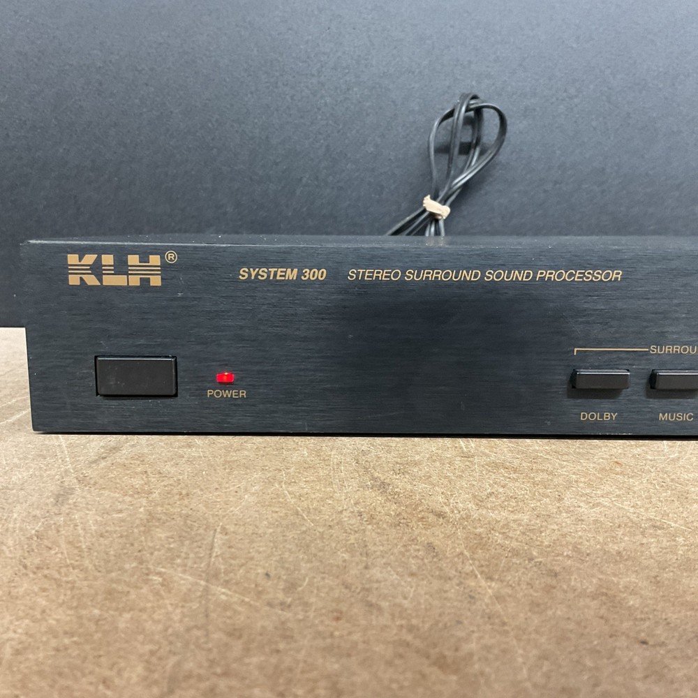 KLH System 300 Stereo Surround Sound Processor - Tested Working
