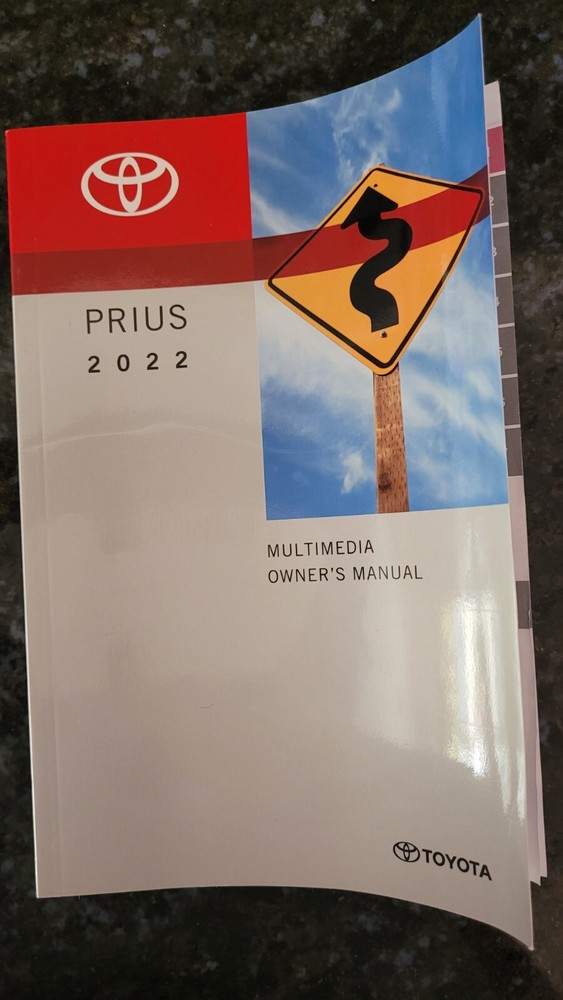 2022 Prius Multimedia Owner’s Manual, Warranty & Maint. Guide, & Quick Reference