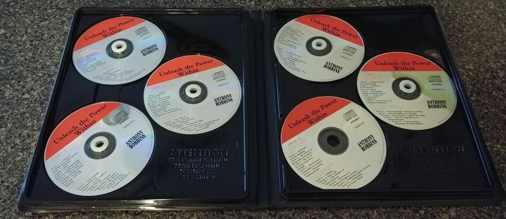 Anthony Robbins UNLEASH THE POWER WITHIN Self Empowerment Program 6 CD Set