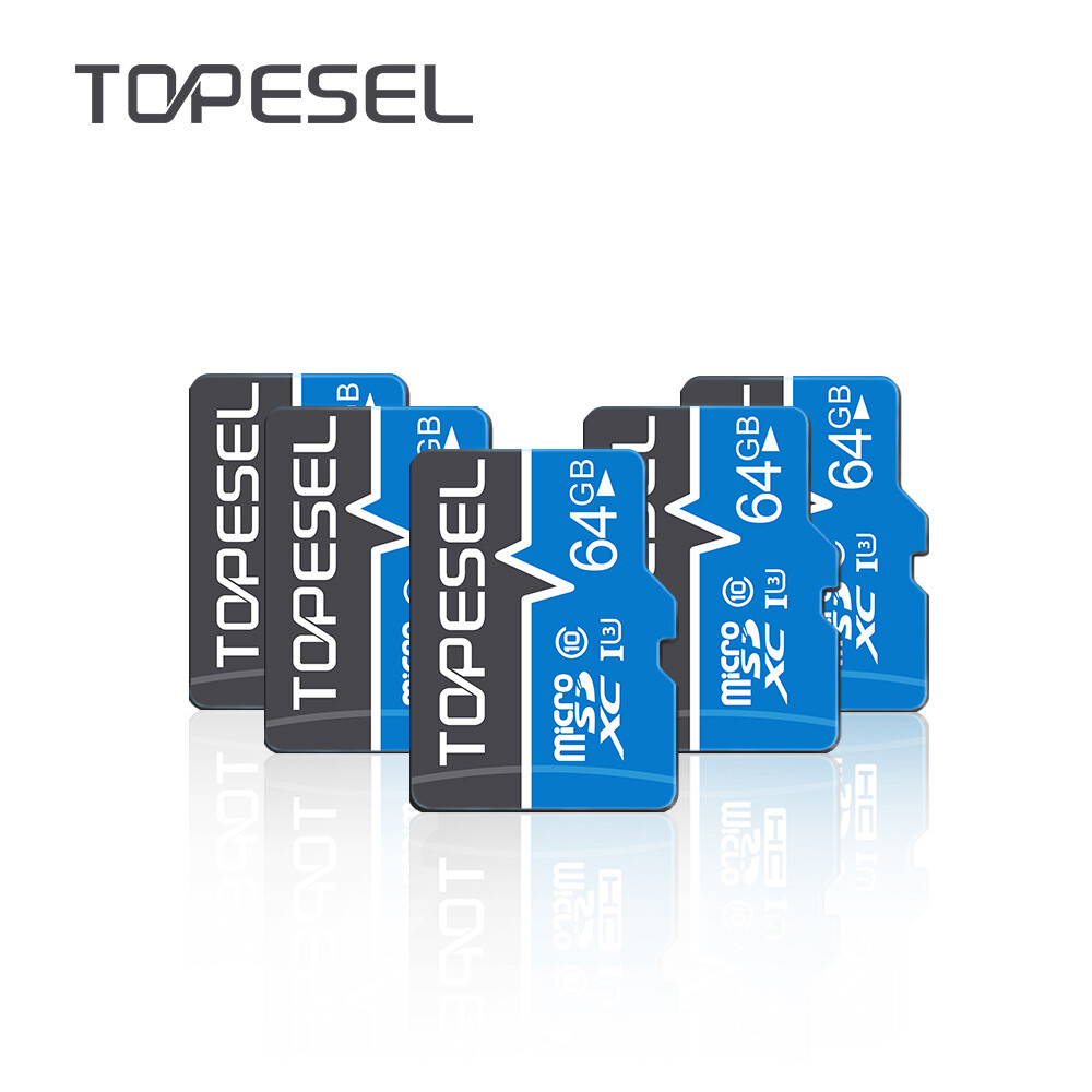 Topesel Ultra Micro SD Card C10 16GB 32GB 64GB 128GB 256GB Wholesale 1/2/5/10pcs