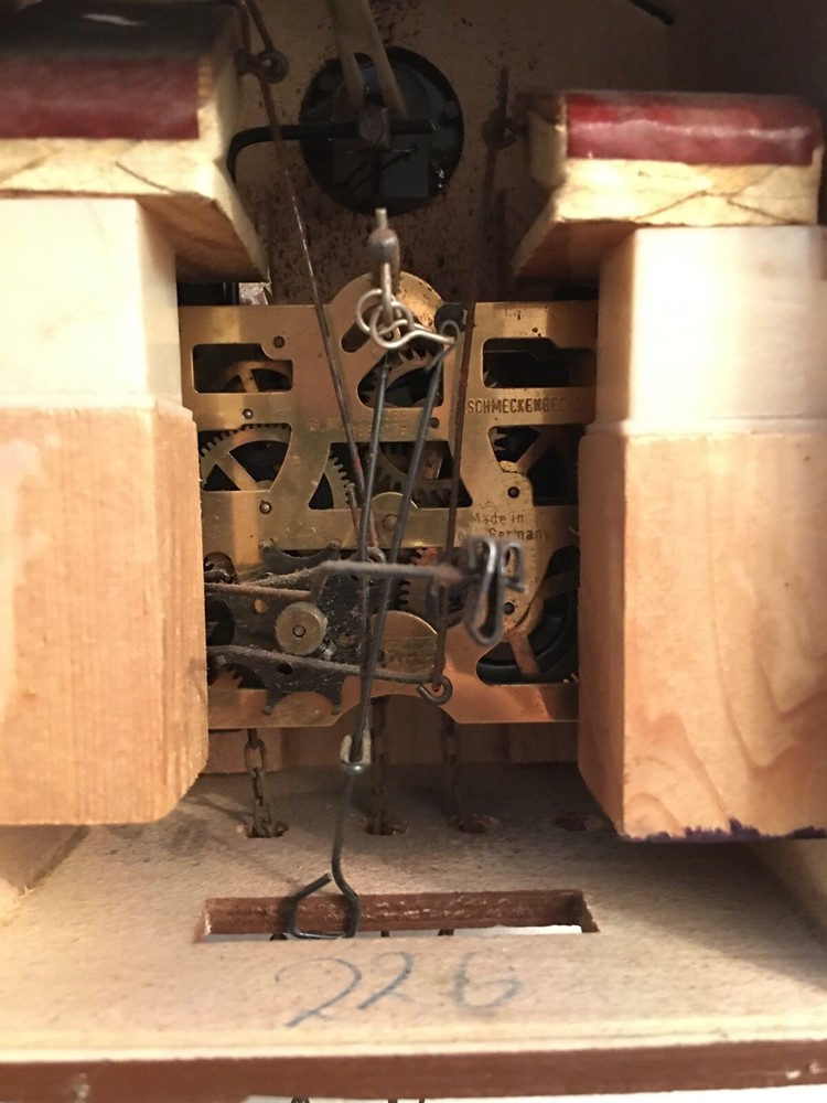 E. Schmeckenbecher Cuckoo Clock Needs Weights