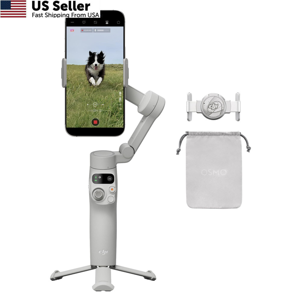 DJI Osmo Mobile 7 Gimbal Stabilizer for iPhone, Android, Built-in gray