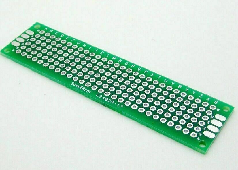 1/5PCS Double Side Prototype PCB Bread board Tinned Universal 2x8cm - 9x15cm