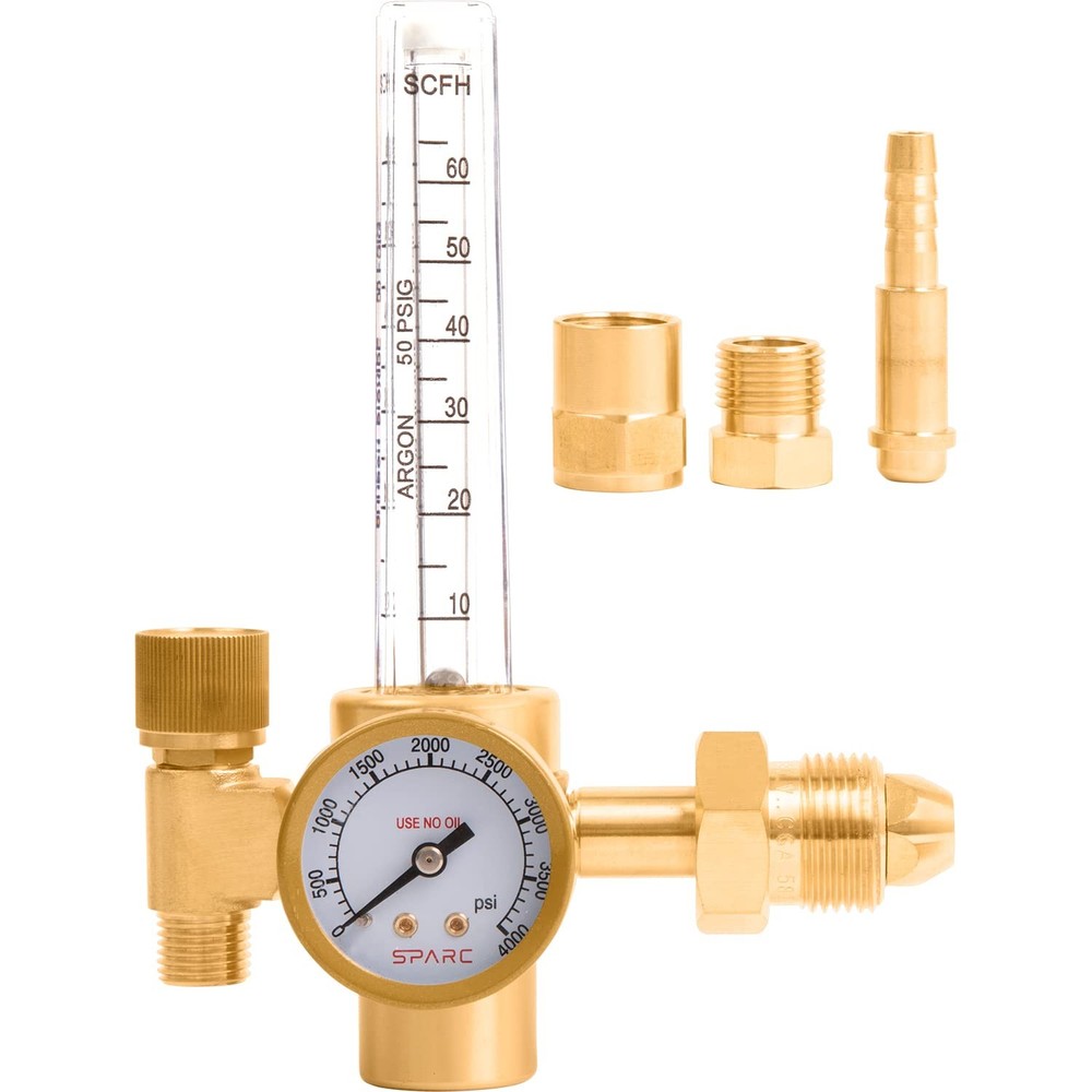 SPARC Argon Regulator & Flow Meter - Welding Gas for MIG &...