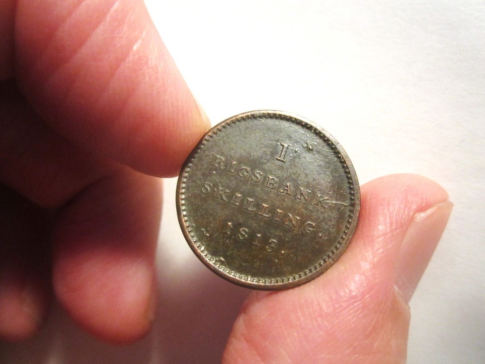 1813 DENMARK 1 RIGSBANKSKILLING