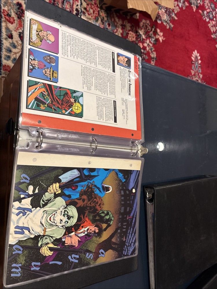 Comic Book Bio Binder