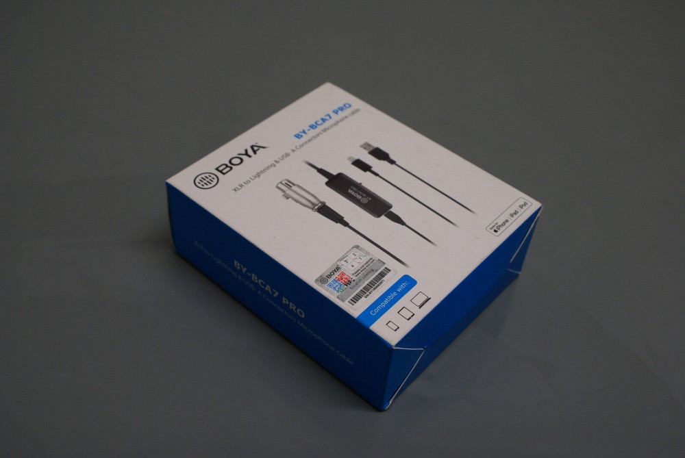 BOYA XLR to Lightning & USB-A Connectors Microphone Cable 1J