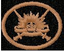 ARMY COMMENDATION - EMBROIDERED MILITARY BIKER PATCH