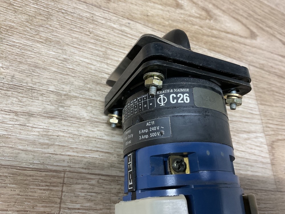 KRAUS & NAIMER C26 SELECTOR ROTARY DRUM SWITCH #54C39*CO