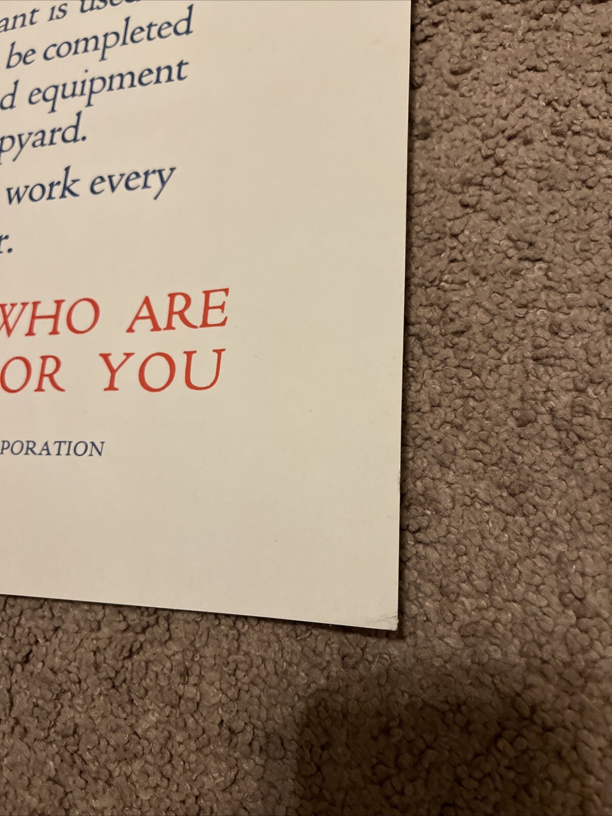 WWI Poster Our Country Needs Ships Original