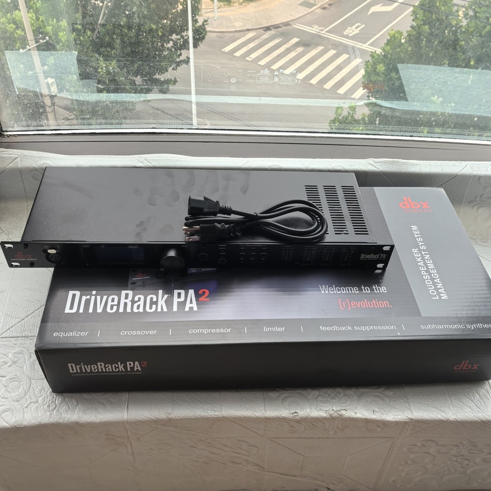 DBX PA2 DriveRack Complete Loudspeaker Management System Processor Display USB
