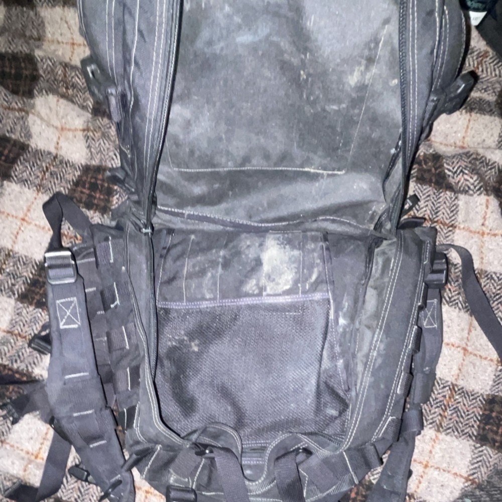 Maxpedition Tactical Backpack Black Nylon MOLLE Padded Straps