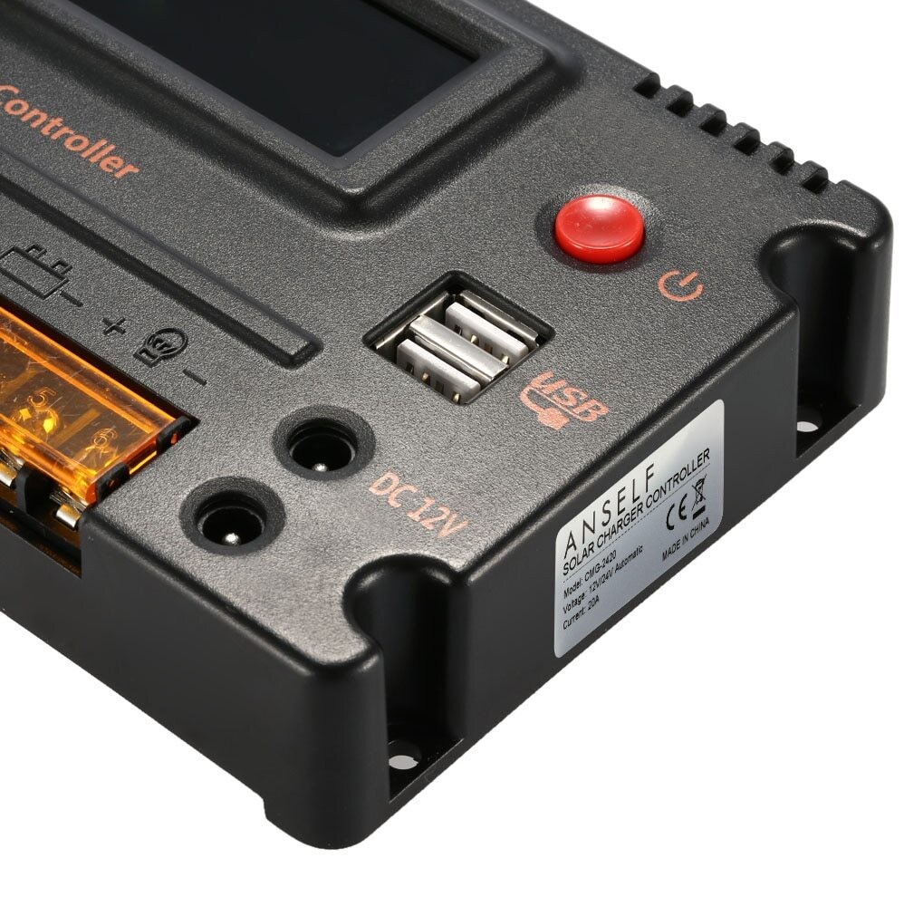20A Solar Charge Controller Solar Panel Battery Regulator Auto Switch Controller