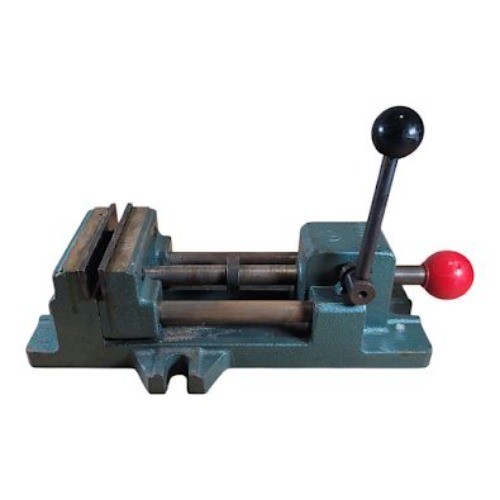 Wilton V-100 Cam Action Drill Press Vise 4 In Jaws Dual Rod Lever Used M40