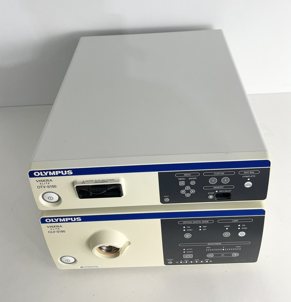 Olympus CLV-S190 and OTV-S190 Light source and Video Processor