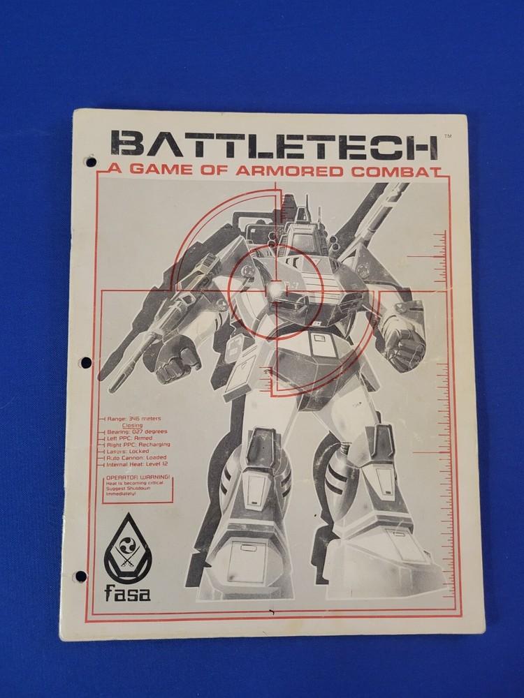 Battletech Rulebook (1604) Second Edition - Battletech