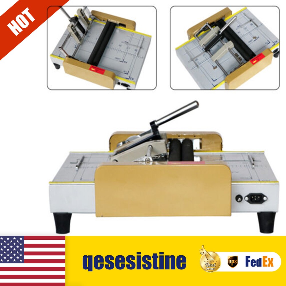Booklet Folding Bookbinding Machine Book Paper Booklet Stapling Binder Stapler