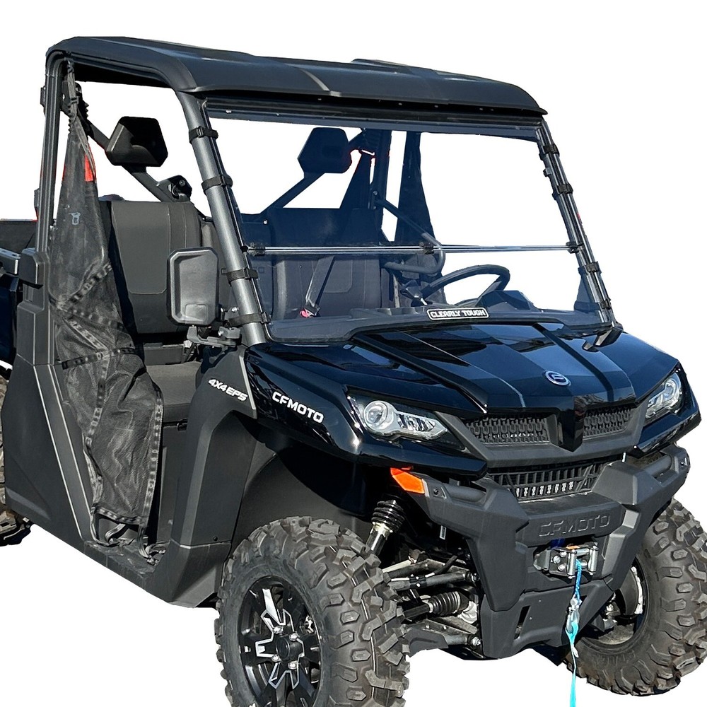Clearly Tough CFMoto UForce 1000 Full Folding Windshield