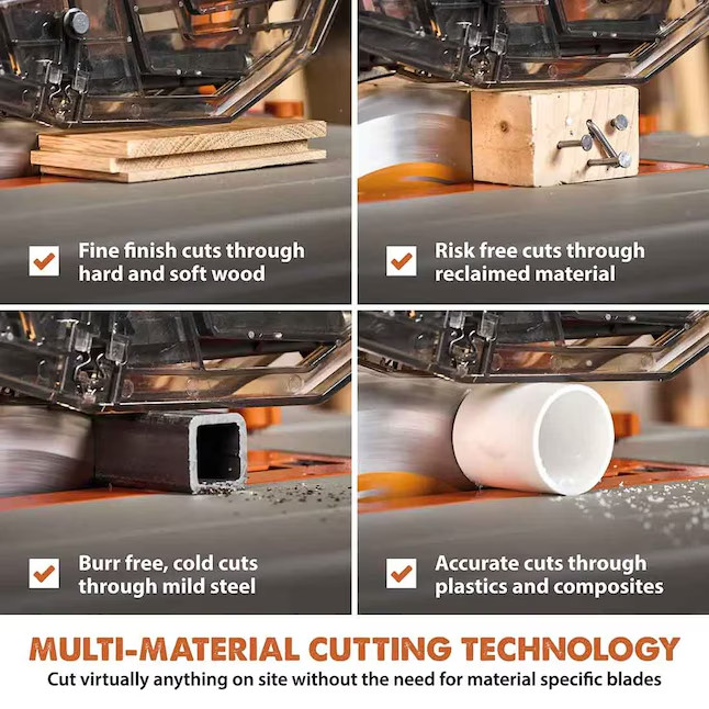 hot Evolution Table Saws 10-in 15 -Amp 120 -Volt Portable Jobsite Table Saw hot