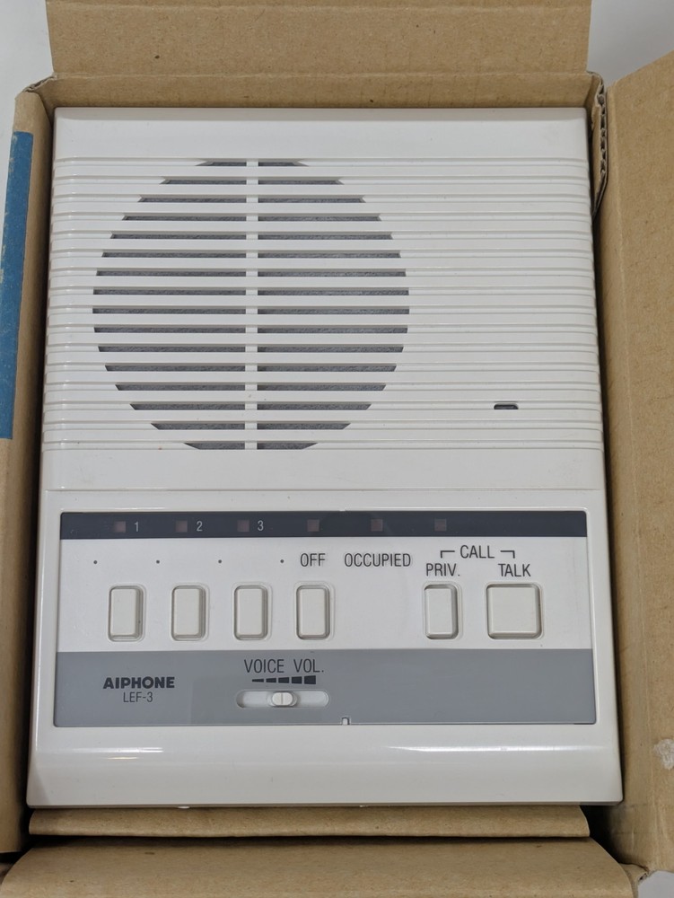 Aiphone Intercom LEF-3 Open Voice Selective 3-Call Master Door Stations NEW