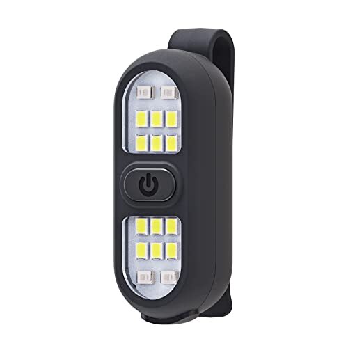 Clip On Flashlight for Running Walking at Night Handsfree Work Light