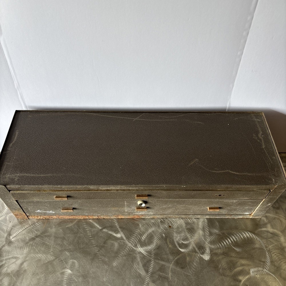 Kennedy Mid Riser Intermediate Middle Tool Chest Box 2 Drawer MC-28 USA READ!