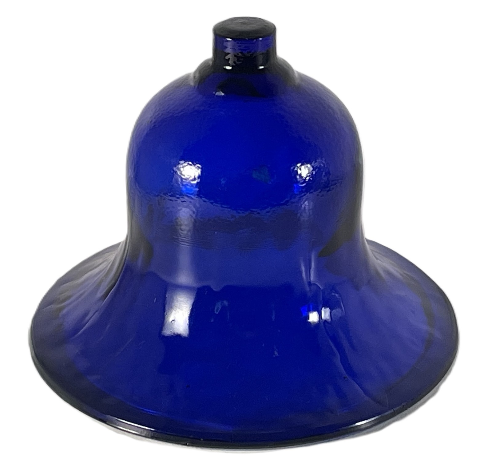 Cobalt Blue Garden Cloche Glass Bell Jar Peg Candle Holder