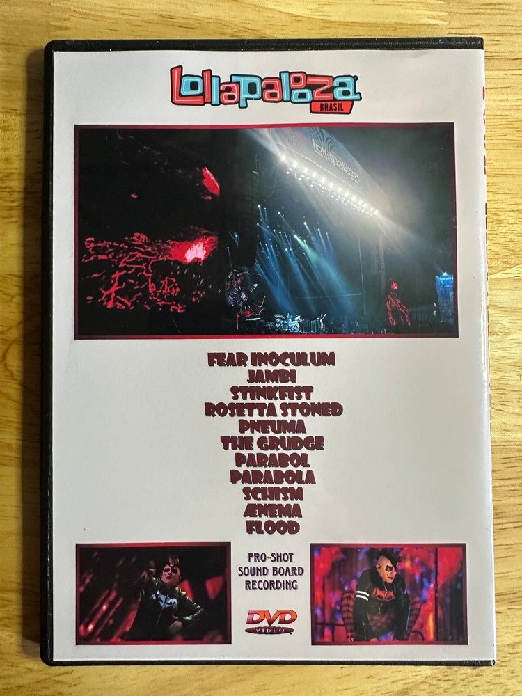 TOOL - Lollapalooza Live in Brasil DVD Maynard Perfect Circle