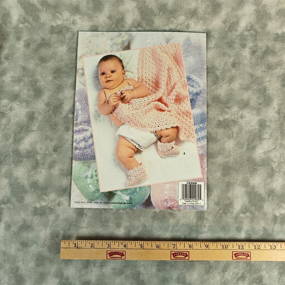 Vintage Crochet Pattern Booklet: Blankets & Booties 🧶📘