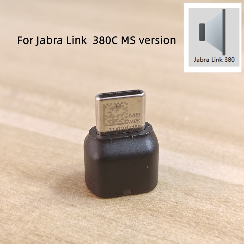 Jabra Link 380c MS USB-C Bluetooth Adapter Dongle for Evolve2 85 and Evolve2 75