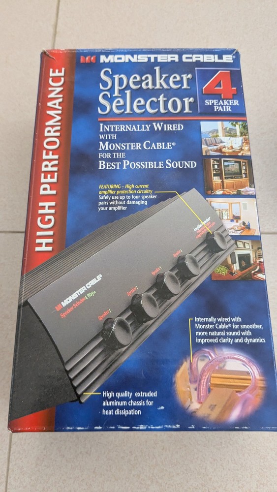 Monster Cable Speaker Selector 4way