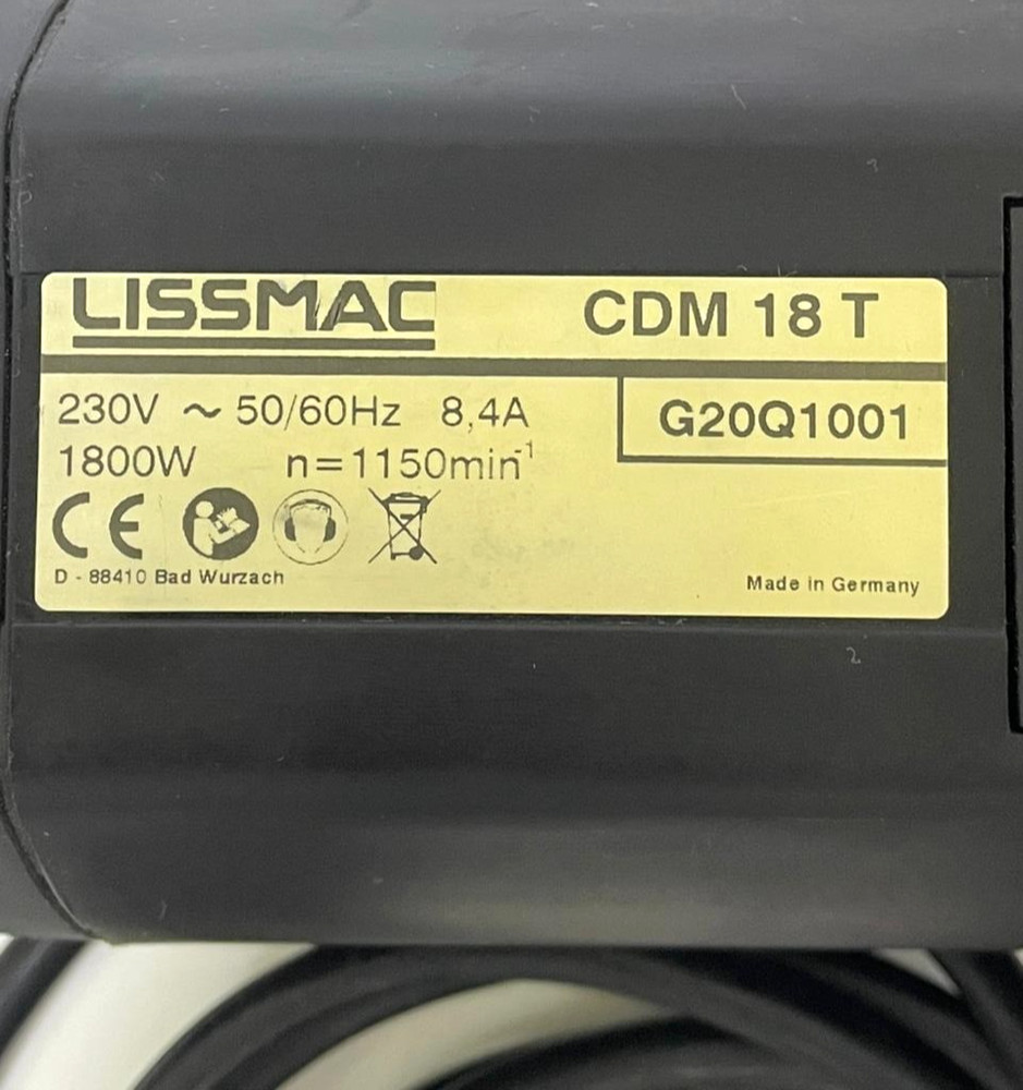 LISSMAC CDM 18 T Core Drilling Machine