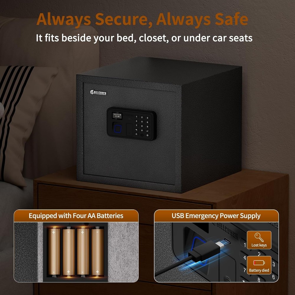 Biometric Automatic Lock Safe Box