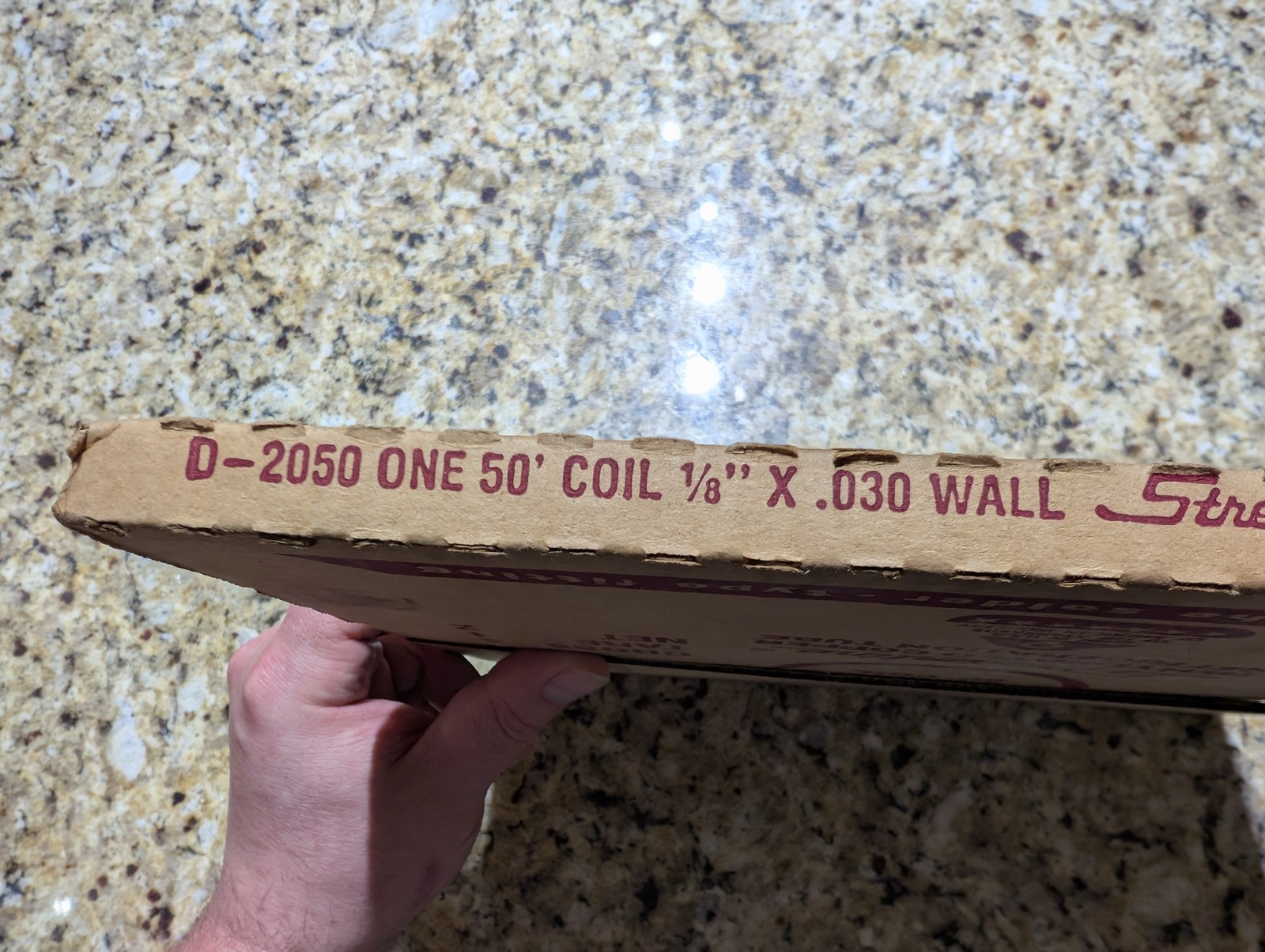 Mueller Streamline 1/8” O.D. x 50' .030 Wall Copper Refrigeration Tubing D-2050