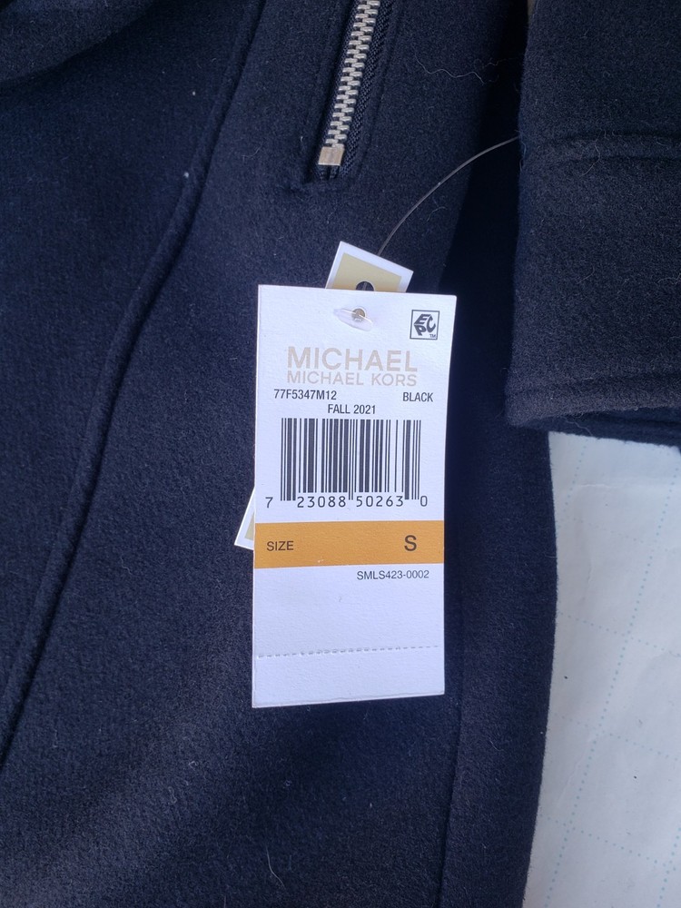Michael Kors Long OverCoat Black