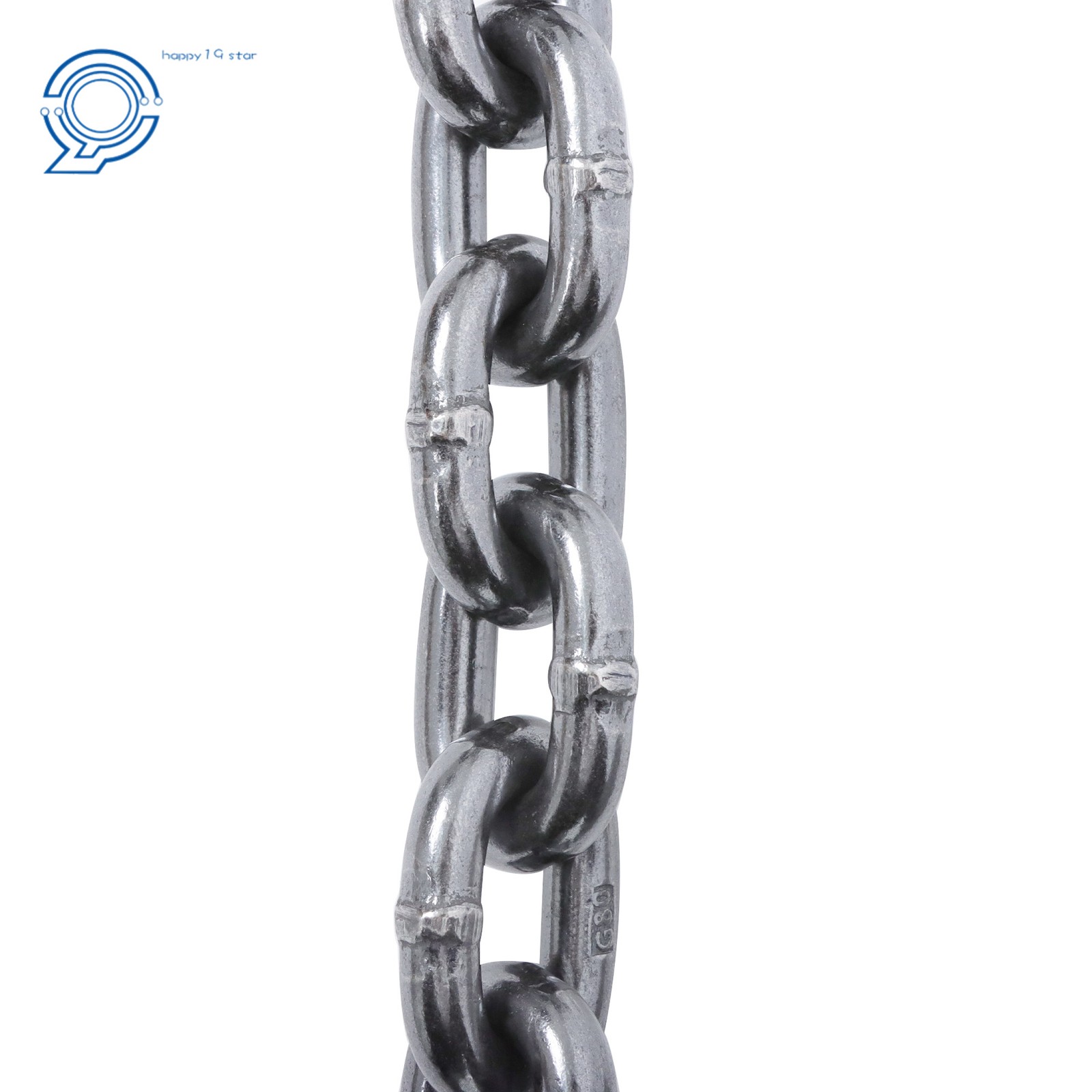 Chain Sling 3/8" x 10' G80 2 Legs Lifting Chain w/ Adjustable Hooks 7100 Lbs