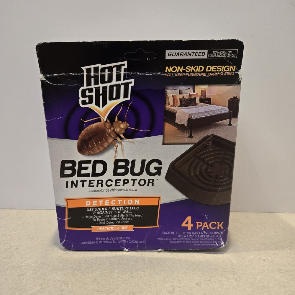 Hot Shot Bed Bug Interceptors, 4-Count