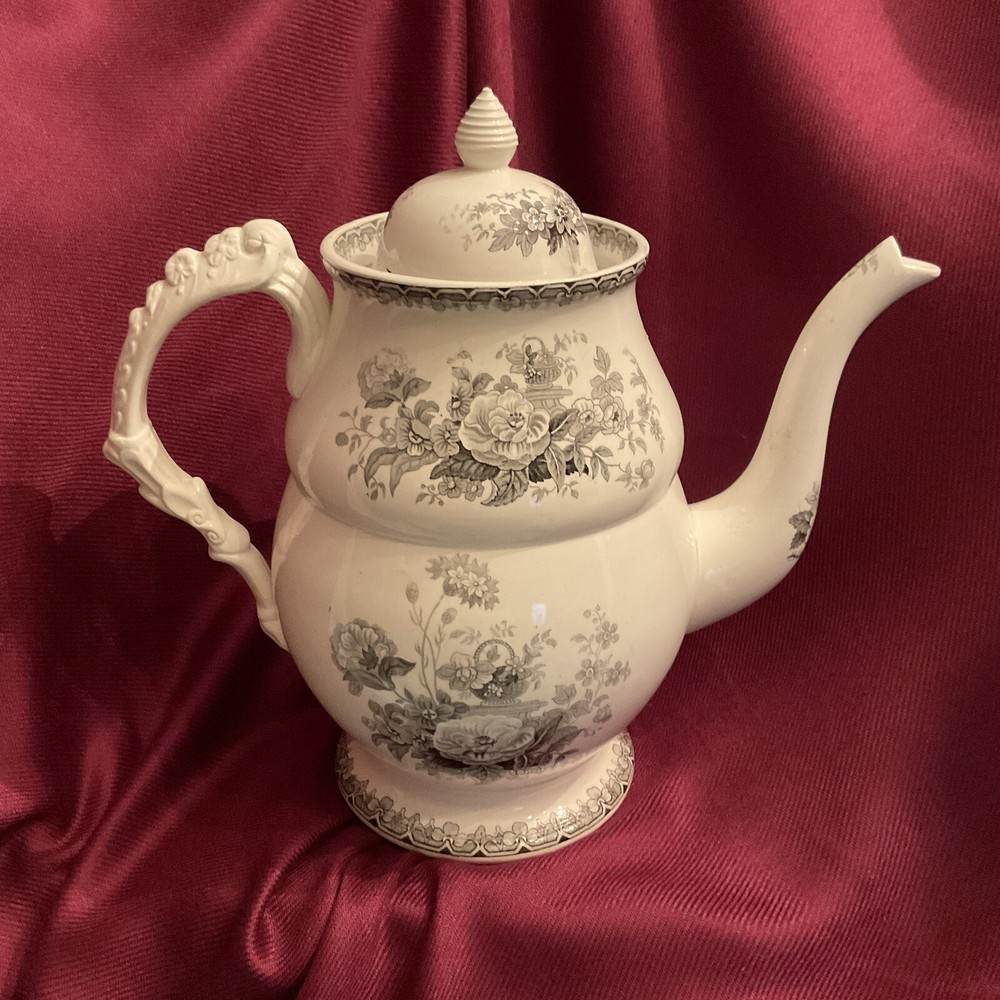 Antique Transferware Coffee Pot